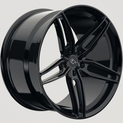VR Forged D10 Gloss Black Wheel