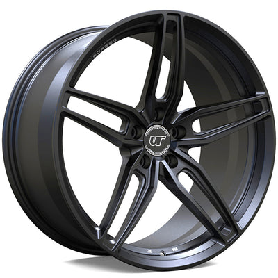 VR Forged D10 Matte Black Wheel