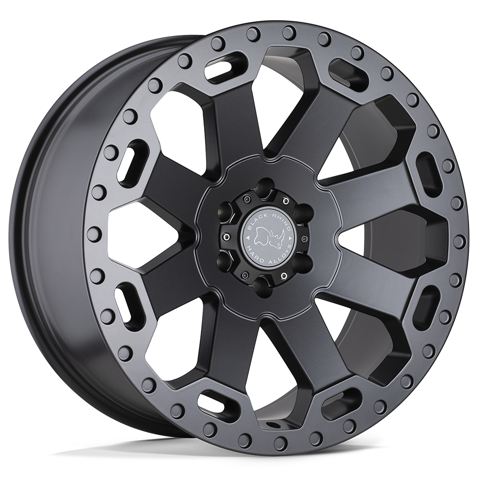 Black Rhino Warlord Gray wheel