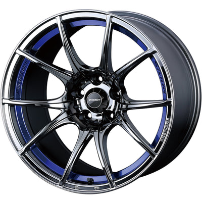 WedsSport SA-10R Black Chrome Wheel