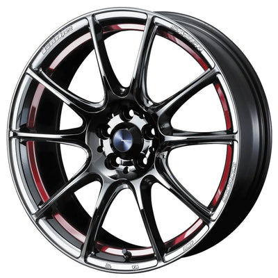 WedsSport SA-25R Black Red wheel