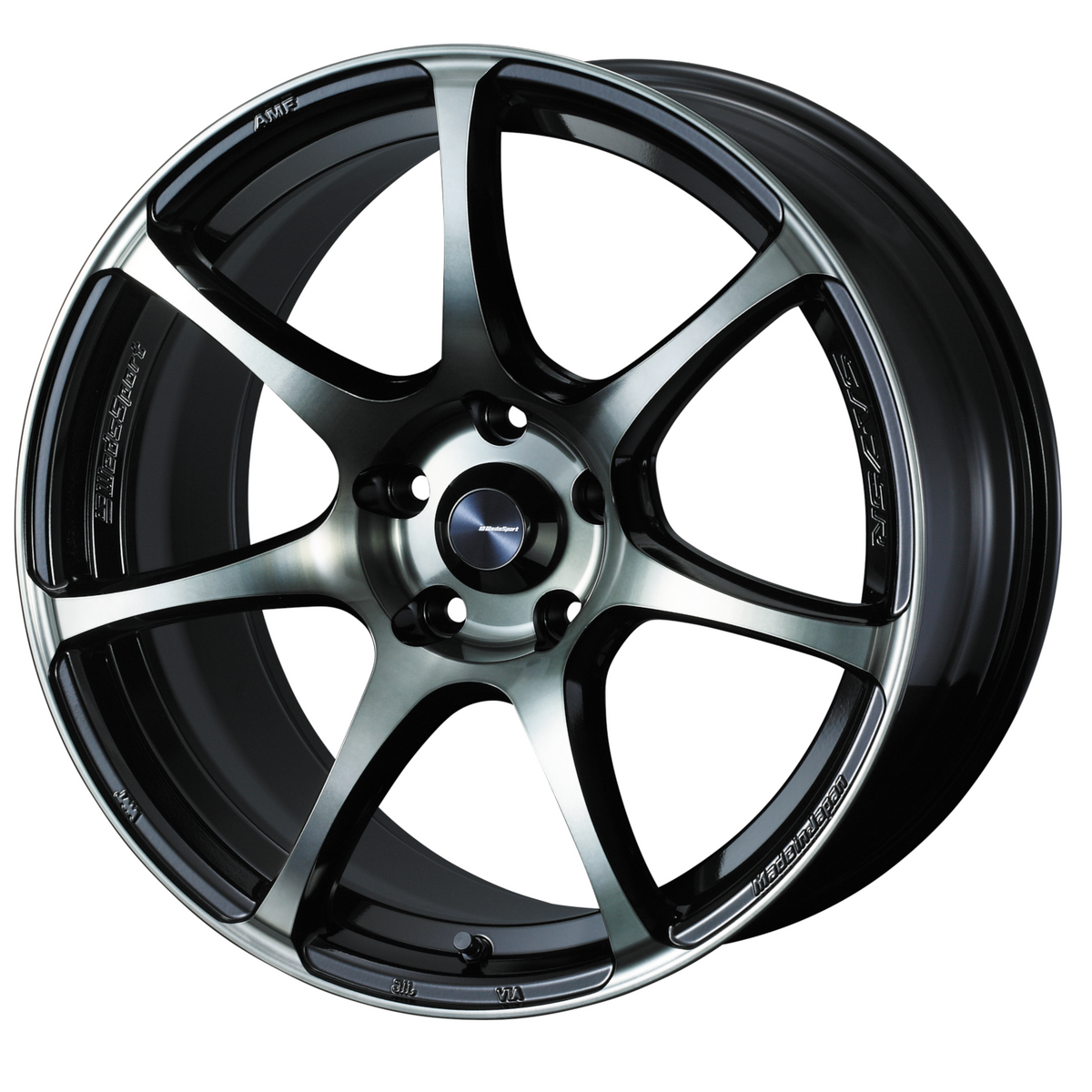 WedsSport SA-75R Black Clear wheel