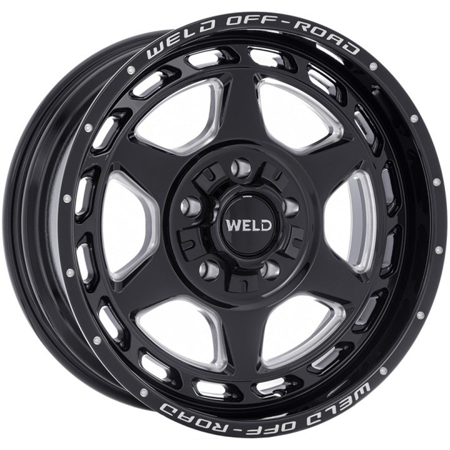Weld Off-Road Aragon Black Milled Wheel