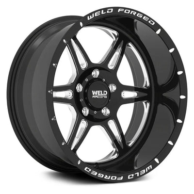 Weld Off-Road Cheyenne 6 XT Black Milled Wheel