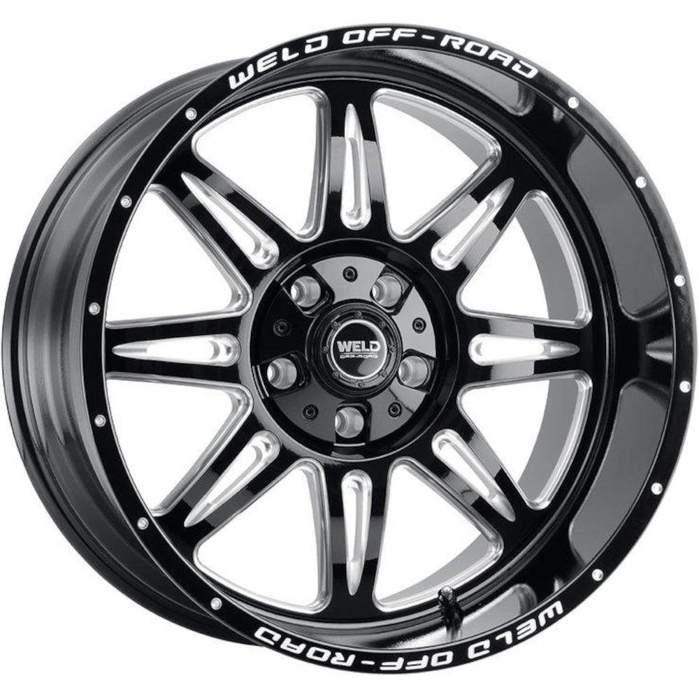 Weld Off-Road Cheyenne Black Milled Wheel