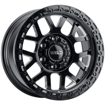 Weld Off-Road Cinch Black Milled Wheel