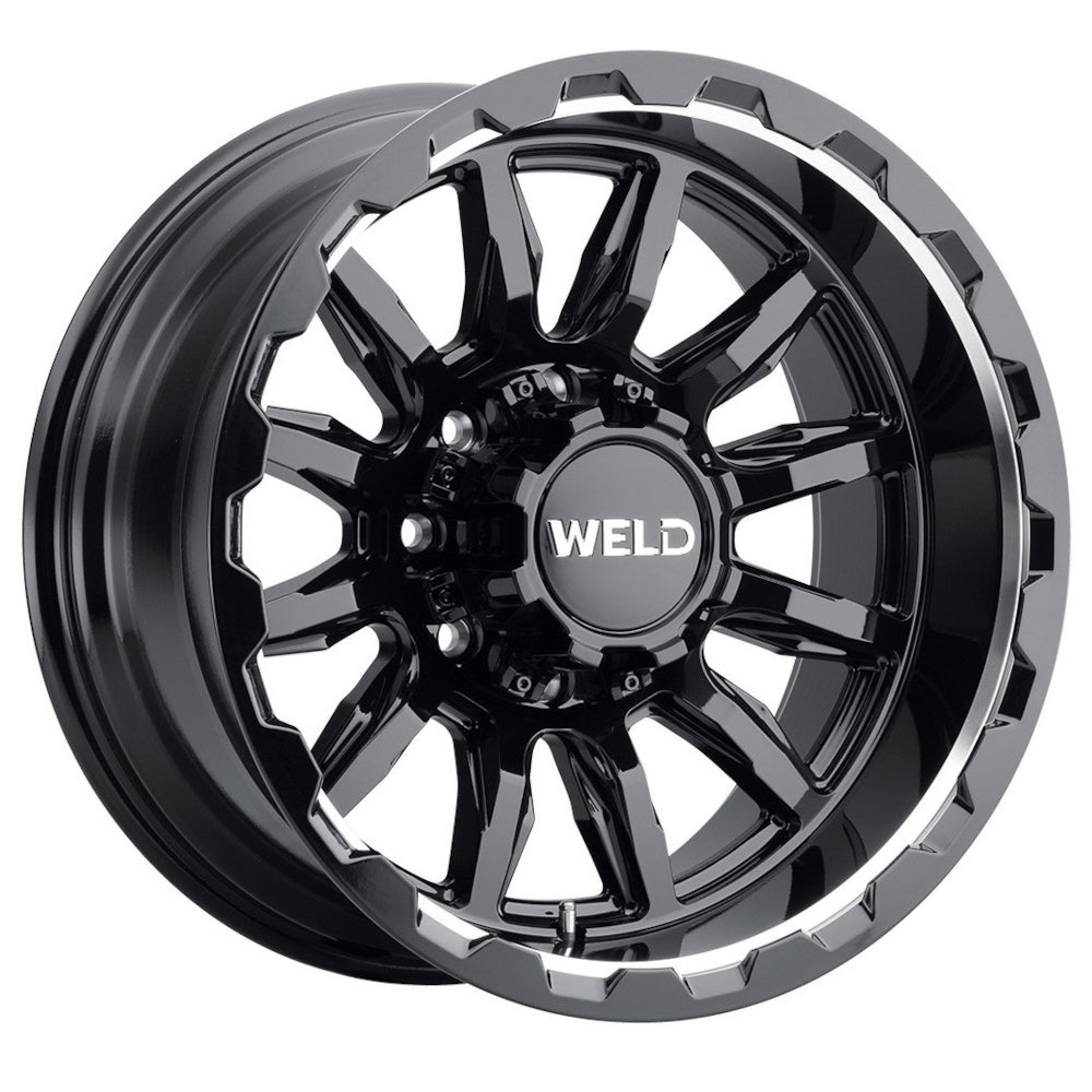Weld Off-Road Gauntlet Black Milled Wheel