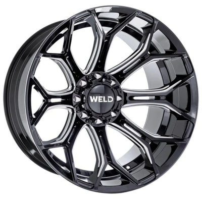 Weld Off-Road Gradient Black Milled Wheel