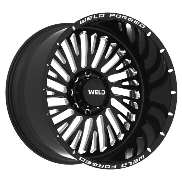 Weld Off-Road Jericho XT Black Milled Wheel