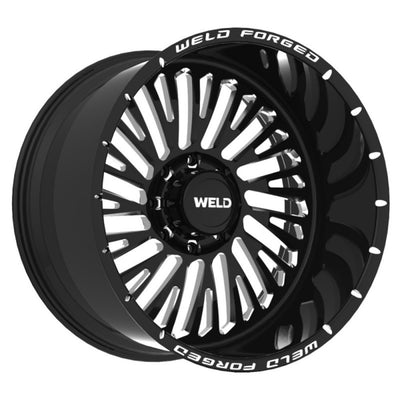 Weld Off-Road Jericho XT Black Milled Wheel