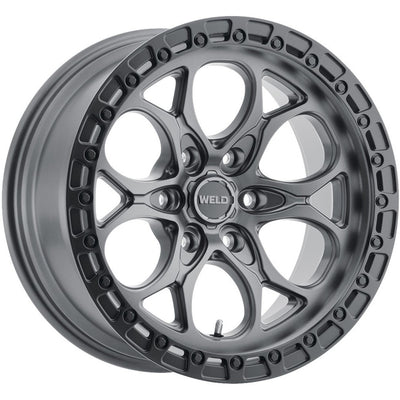 Weld Off-Road Ledge 6 Gunmetal Wheel