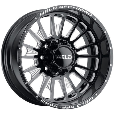 Weld Off-Road Scorch Black Milled Wheel