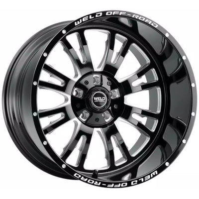 Weld Off-Road Slingblade Black Milled Wheel
