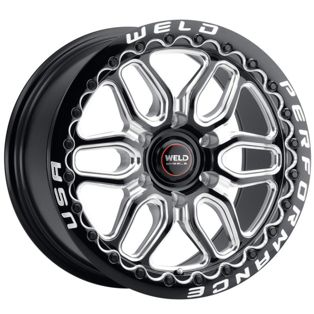 Weld Racing Laguna 6 Beadlock Black Milled Wheel