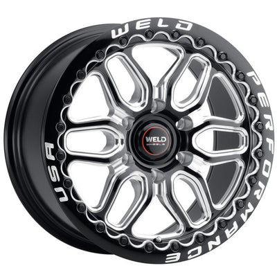 Weld Racing Laguna 6 Beadlock Black Milled Wheel