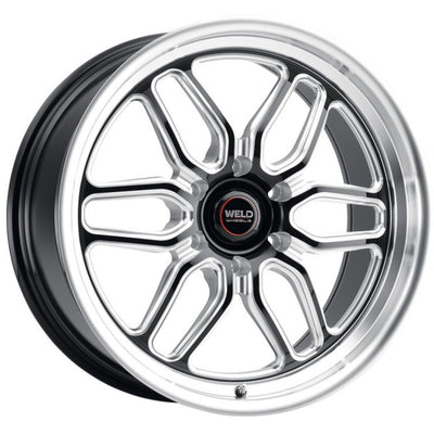 Weld Racing Laguna 6 Black Milled Wheel