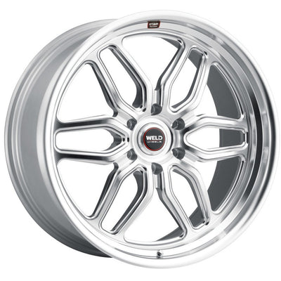 Weld Racing Laguna 6 Silver Machined Wheel