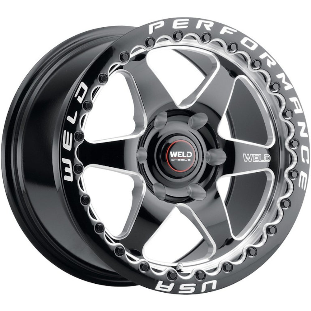 Weld Racing Ventura 6 Beadlock Black Milled Wheel