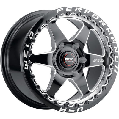 Weld Racing Ventura 6 Beadlock Black Milled Wheel