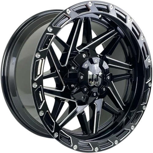Wesrock Offroad Boulder Black Milled Wheel