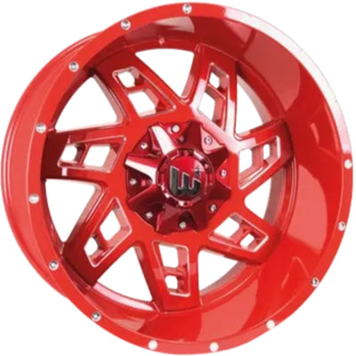 Wesrock Offroad Colt Red Milled Wheel