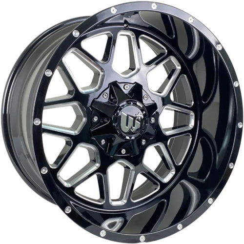 Wesrock Offroad Corral Black Milled Wheel
