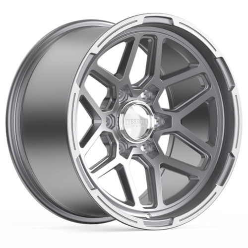 Wesrock Offroad DL-6 Silver Machined Wheel