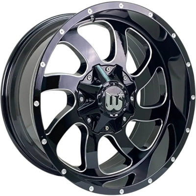 Wesrock Offroad Dusty Black Milled Wheel