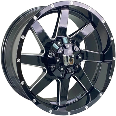 Wesrock Offroad Hunter Black Milled Wheel