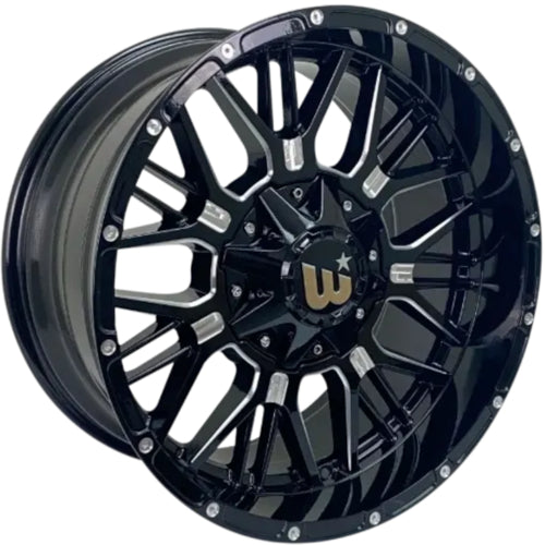 Wesrock Offroad Paxton Black Milled Wheel