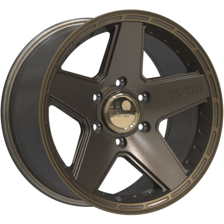 Wesrock Offroad ST-5 Bronze Machined Wheel