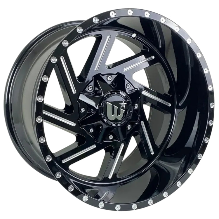 Western Off-Road Cactus Black Milled Wheel