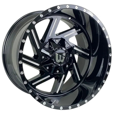 Western Off-Road Cactus Black Milled Wheel