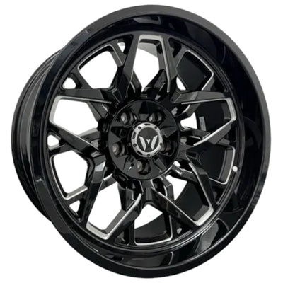 Western Off-Road Edge Black Milled Wheel