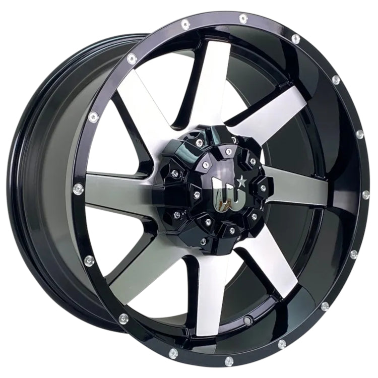 Western Off-Road Hunter Black Brushed Wheel