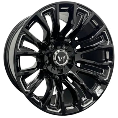 Western Off-Road Maverick Black Milled Wheel