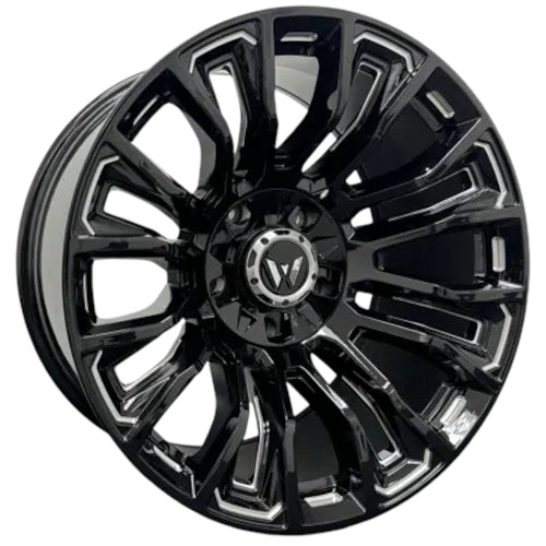 Western Off-Road Maverick Black Milled Wheel