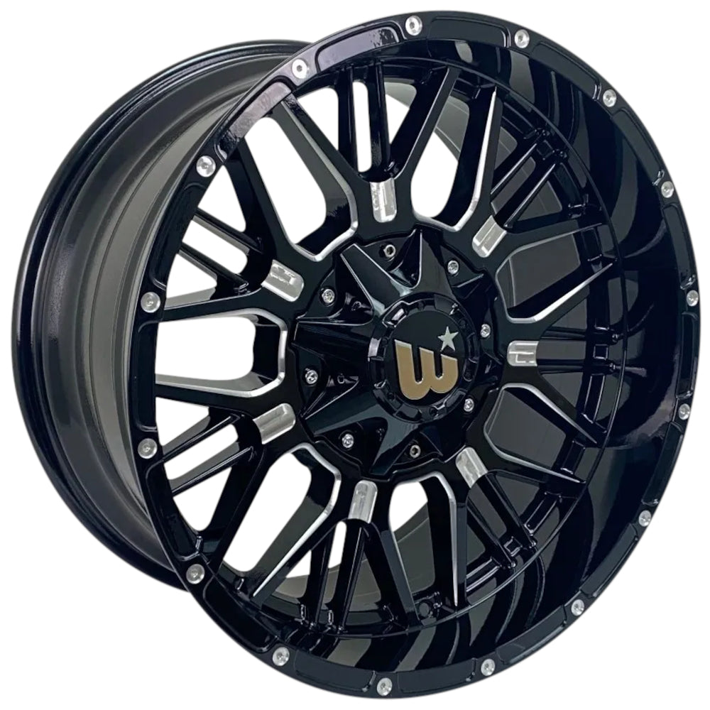 Western Off-Road Paxton Black Milled Wheel