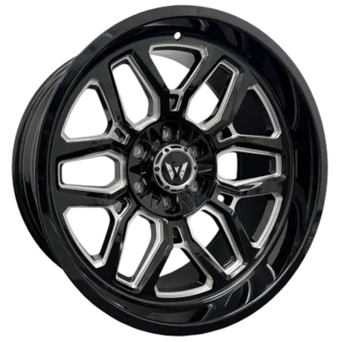 Western Off-Road Ranger Black Milled Wheel