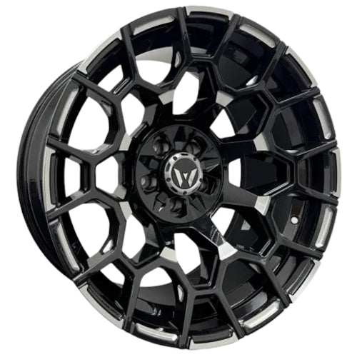 Western Off-Road Spur Black Milled Wheel