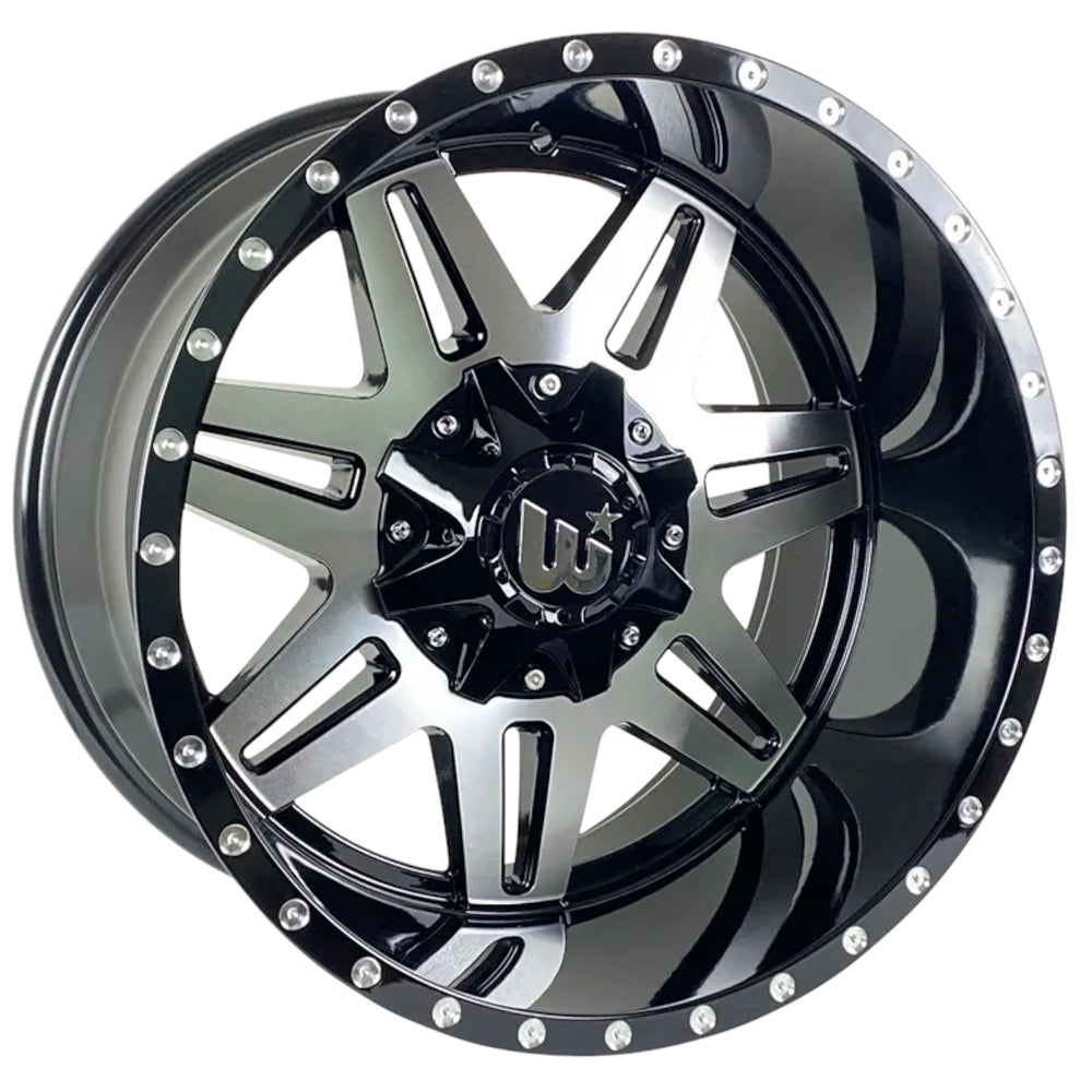 Western Off-Road Trail2 Black Brushed Wheel