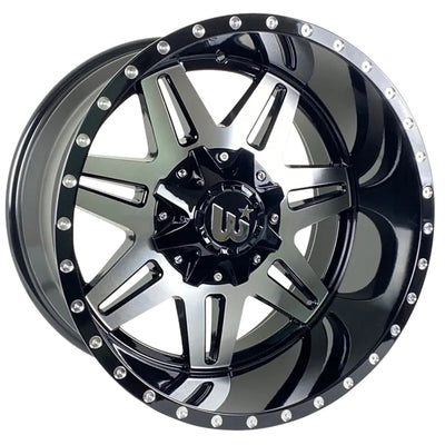 Western Off-Road Trail2 Black Brushed Wheel