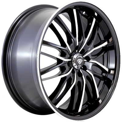 White Diamond W3108 Black Wheel
