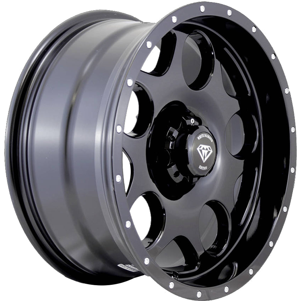 White Diamond W3243 Gloss Black Wheel