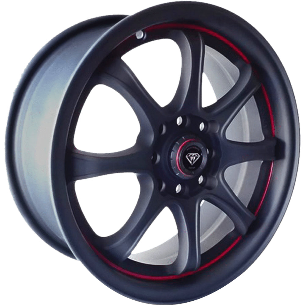 White Diamond W359 Black Wheel