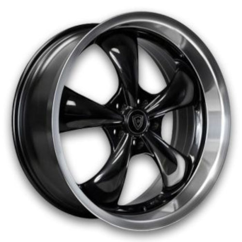 White Diamond W5605 Black Polished Wheel