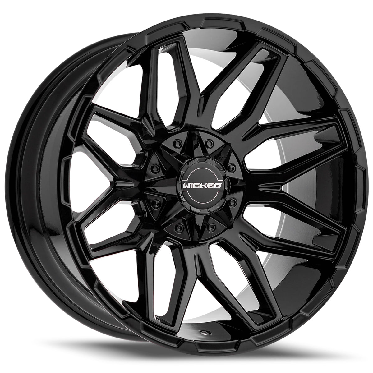 Wicked Offroad W825 Gloss Black Wheel