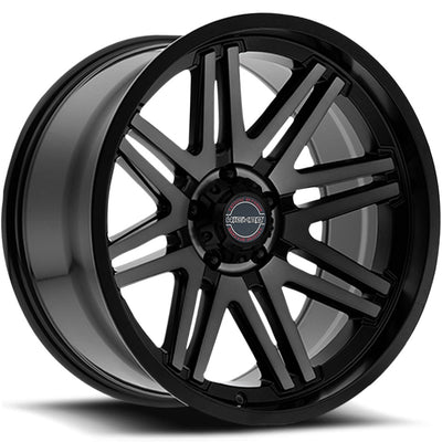 Wicked Offroad W901 Black Machined Wheel