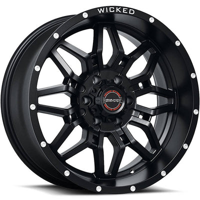Wicked Offroad W909 Satin Black Wheel