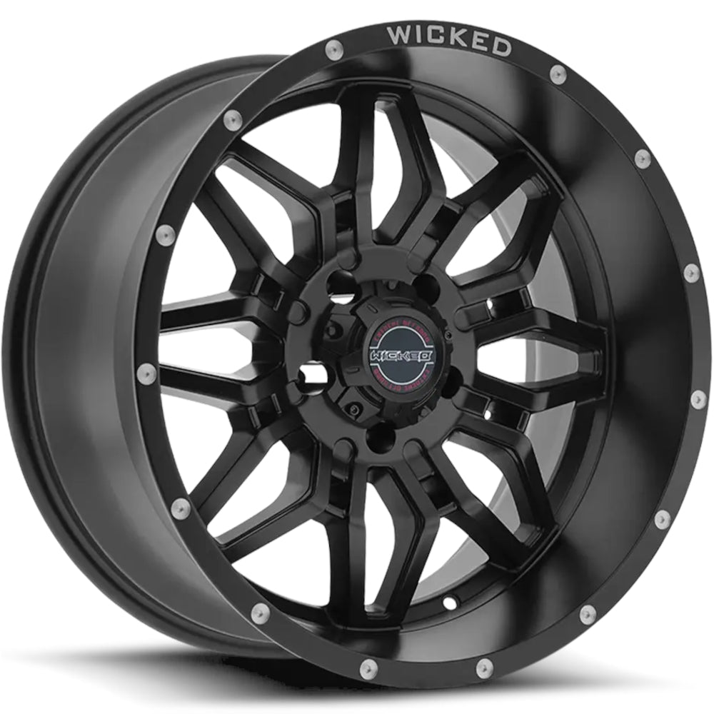 Wicked Offroad W909 Satin Black Wheel